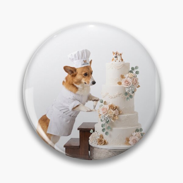 Item preview, Corgi Pastry Artist designed and sold by PictoVibe.