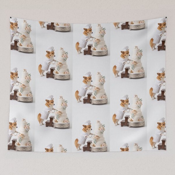 Item preview, Corgi Pastry Artist designed and sold by PictoVibe.