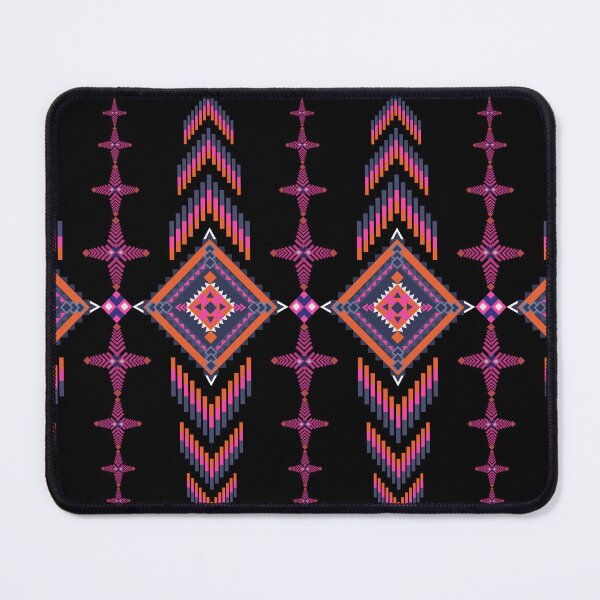 Item preview, Neon Pink and Purple Aztec Tribal Geometric Pattern designed and sold by Aumpuk.