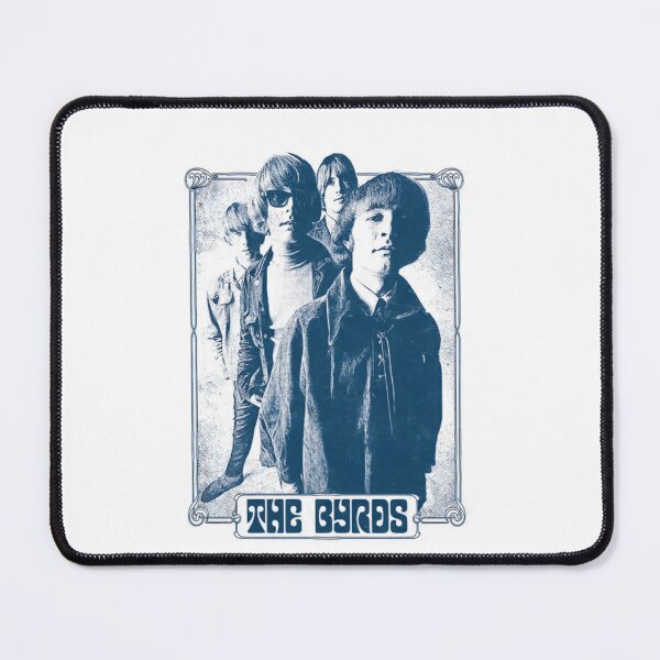 Item preview, Four Musicians Blue Tone With Decorative Border designed and sold by Ali-Tshirt.