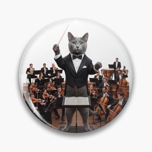 Item preview, Russian Blue Symphony Conductor designed and sold by PictoVibe.