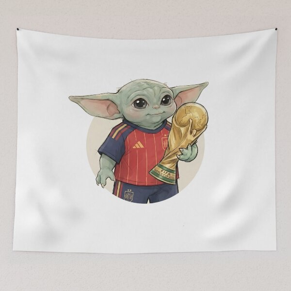 Item preview, BABY YODA WORLD CUP WINNER designed and sold by LIS AND MELIVERSO.