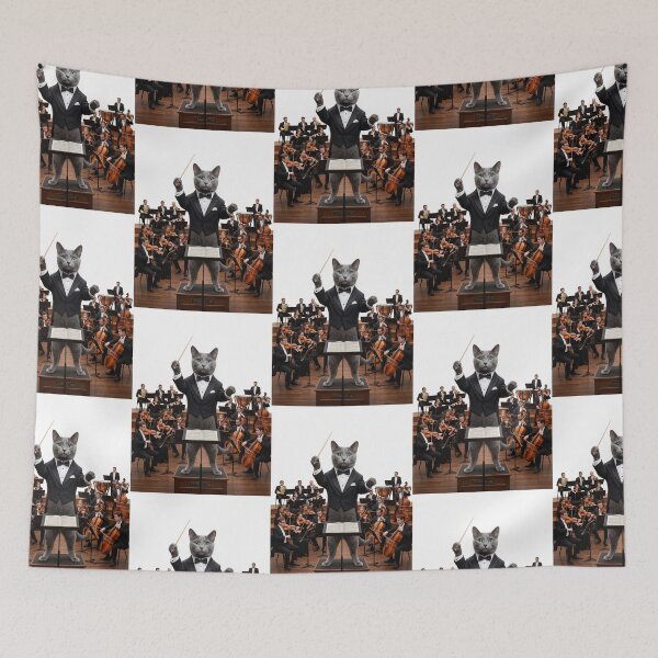 Item preview, Russian Blue Symphony Conductor designed and sold by PictoVibe.