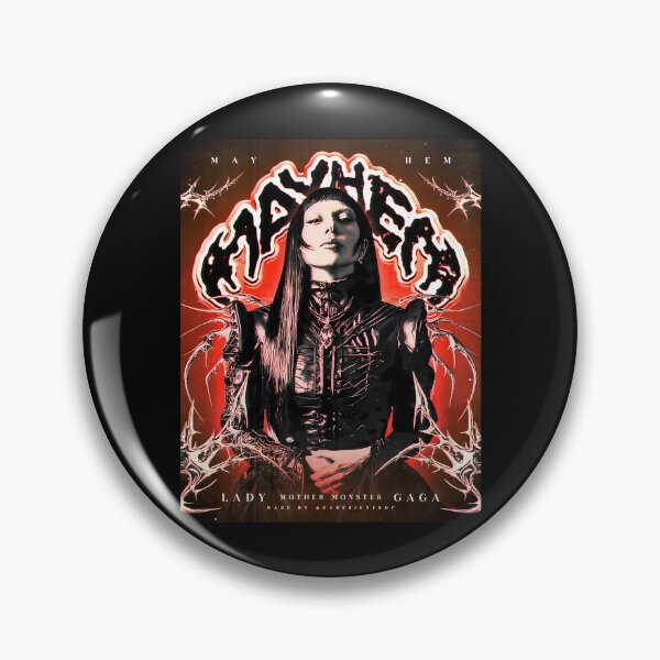 Item preview, Red Metallic Gothic Aesthetic Pop Music Star Avant Garde designed and sold by Edscreative.
