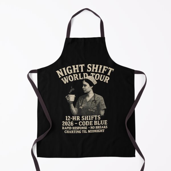 Item preview, Night Shift World Tour Nurse Shirt, Funny Bootleg Band Tee Nurse Gift, Retro Distressed Nurse T-Shirt, Nurse Humor Comfort Colors Tee designed and sold by TshirtsLabs.