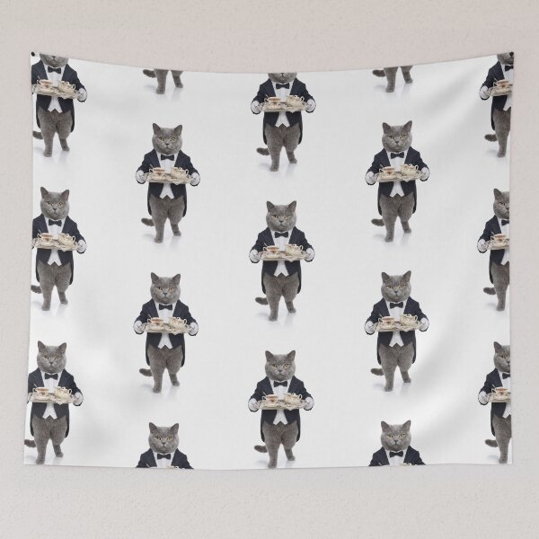 Item preview, British Shorthair Butler designed and sold by PictoVibe.