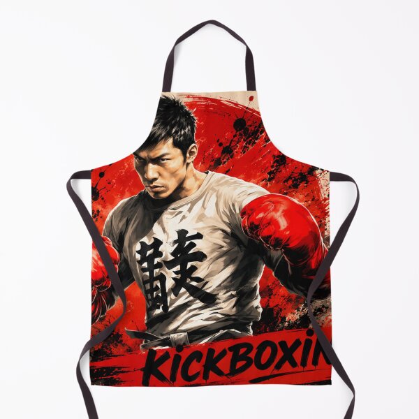 Item preview, Kickboxing Warrior | Martial Arts Combat Graphic designed and sold by Fei Long Design Hub.