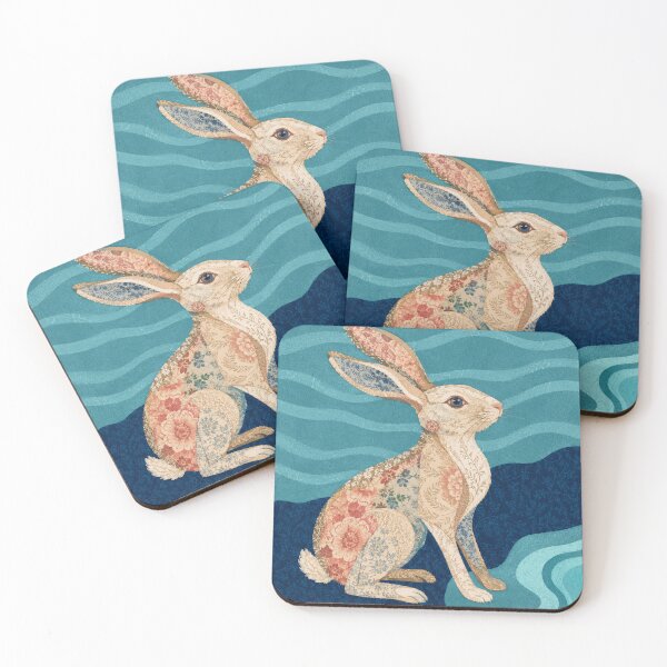 Item preview, Floral Patchwork Woodland Rabbit designed and sold by AldenWhitcomb.