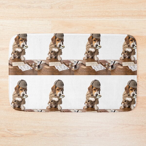 Item preview, Beagle Detective Inspector designed and sold by PictoVibe.