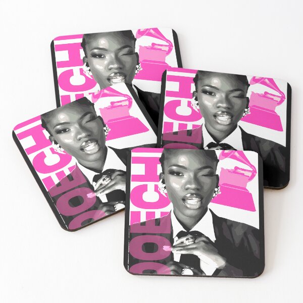 Item preview, Doechii Winking Beside Bright Pink Text Reading designed and sold by Dollarsaving.