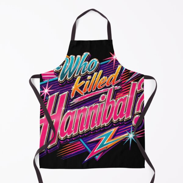Item preview, Who Killed Hannibal? – Retro Eric André Quote designed and sold by Feral Frame Studios.
