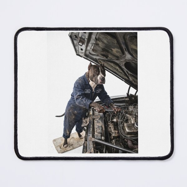 Item preview, Pitbull Mechanic Expert designed and sold by PictoVibe.