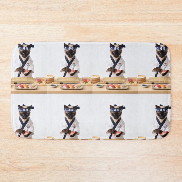 Item preview, Siamese Sushi Chef Master designed and sold by PictoVibe.