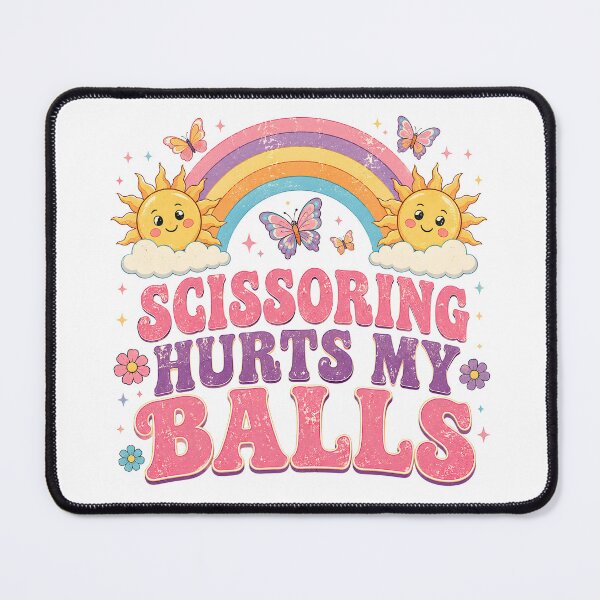 Item preview, Scissoring Hurts My Balls designed and sold by GanusTom.