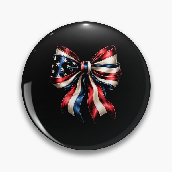 Item preview, Patriotic American Flag Ribbon Bow Fourth Of July Celebration Design designed and sold by Osstaramilua.