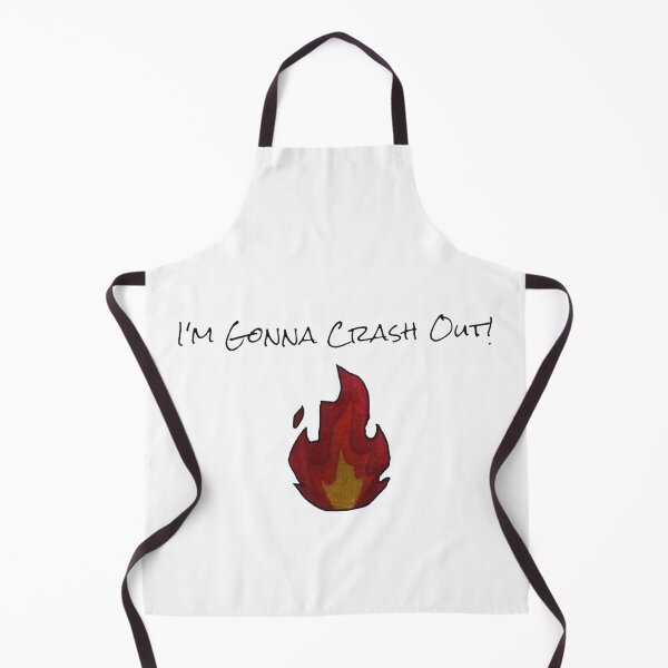 Item preview, Im Gonna Crash Out Quote with Red Fire Illustration designed and sold by erzaqid.