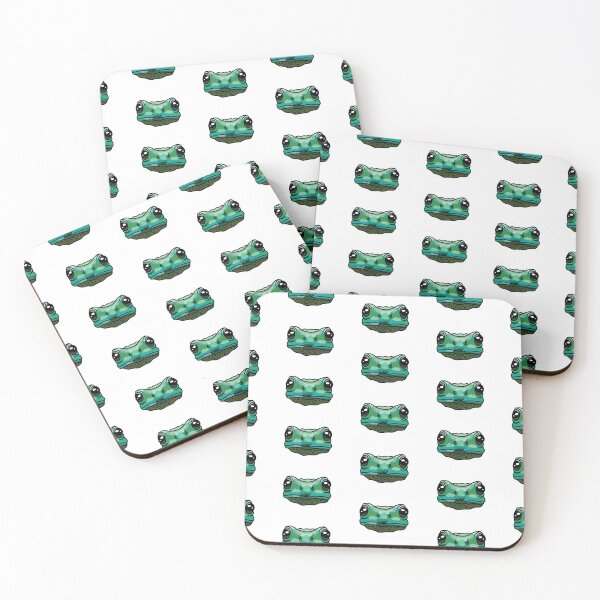 Item preview, Rain Forest Froggy Face designed and sold by ViolaMangoes.