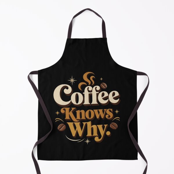 Item preview, Coffee Knows Why. | Funny Retro Coffee Typography Design designed and sold by Irene Catchmind.