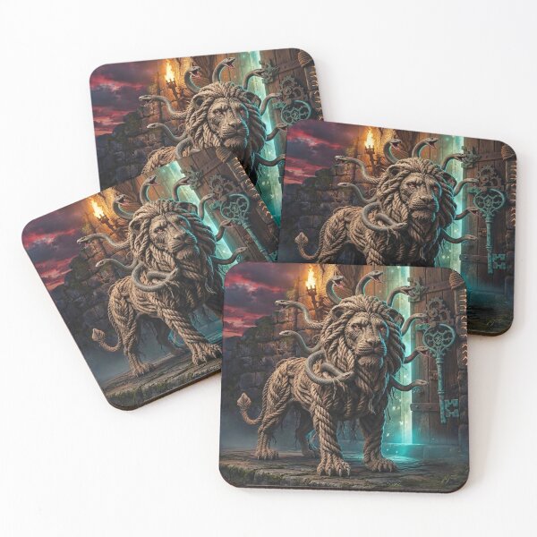 Item preview, Ancient Gate Guardian Lion designed and sold by JUTElCONIC.