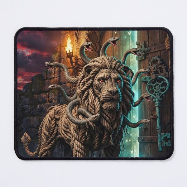 Item preview, Ancient Gate Guardian Lion designed and sold by JUTElCONIC.