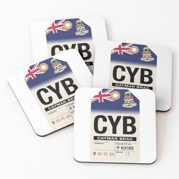 Item preview, Cayman Brac (CYB) Cayman Islands Airline Luggage Tag designed and sold by travelwitheric.