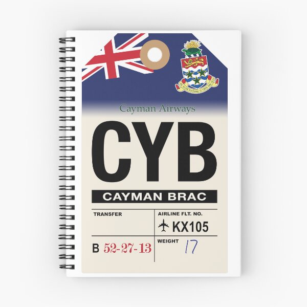 Item preview, Cayman Brac (CYB) Cayman Islands Airline Luggage Tag designed and sold by travelwitheric.