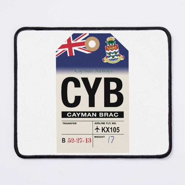 Item preview, Cayman Brac (CYB) Cayman Islands Airline Luggage Tag designed and sold by travelwitheric.