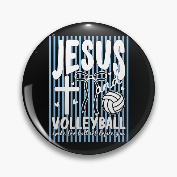 Item preview, Jesus And Volleyball Spike The Ball Set Before You designed and sold by CharmiA Fox.
