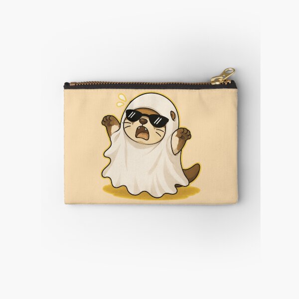 Item preview, Cool Ghost Otter with Sunglasses Cute Halloween Cartoon designed and sold by ArtFazza.