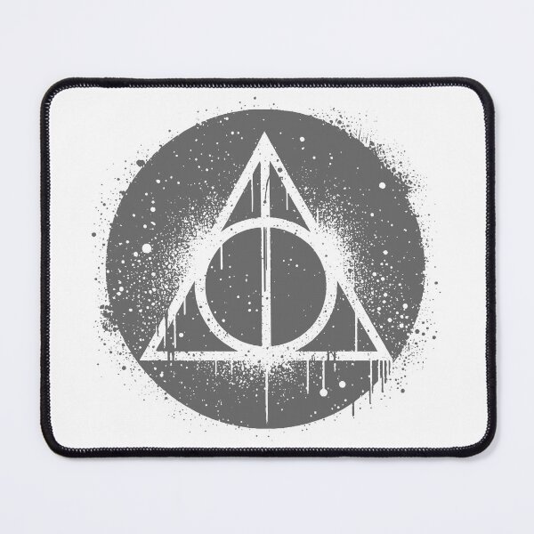 Item preview, Distressed Hallows Wizard Symbol | Elder Wand, Invisibility Cloak & Resurrection Stone designed and sold by pixiedustpaint.