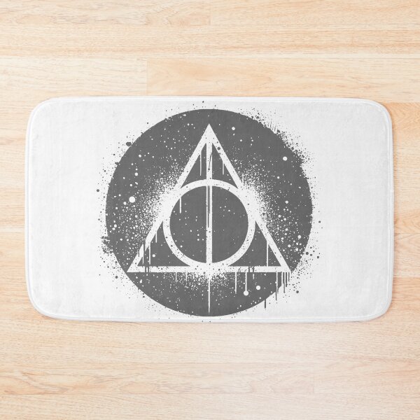 Item preview, Distressed Hallows Wizard Symbol | Elder Wand, Invisibility Cloak & Resurrection Stone designed and sold by pixiedustpaint.