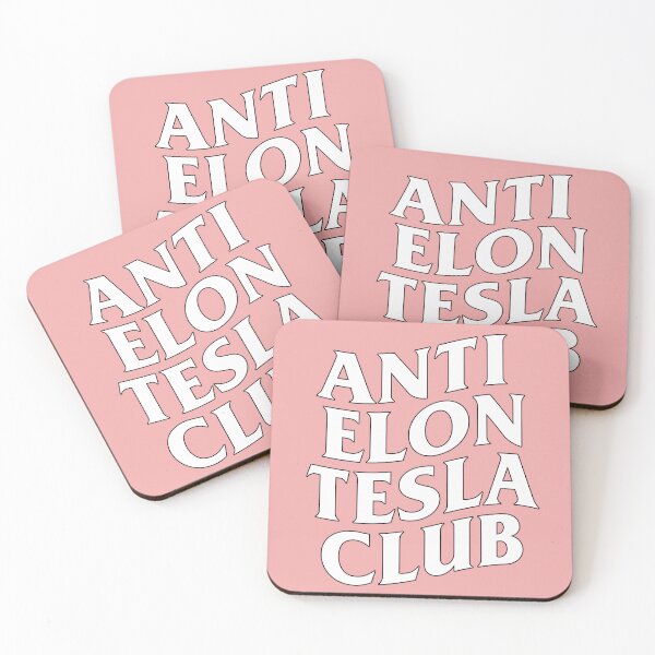Item preview, Anti Elon Tesla Club designed and sold by NoThoughtsCat.