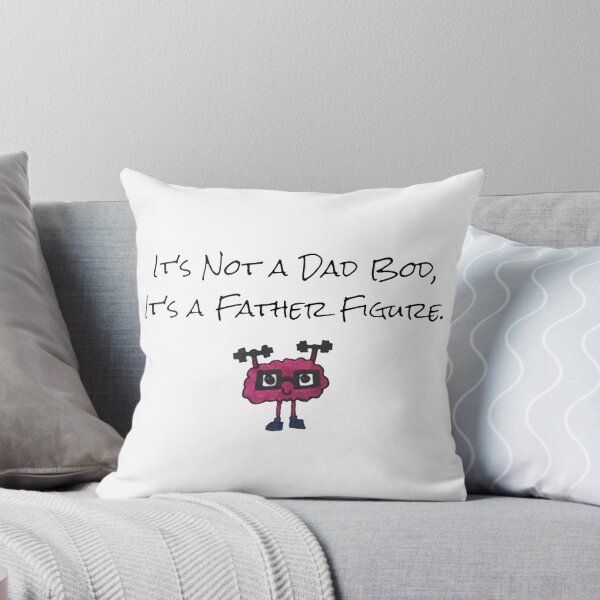 Item preview, Funny Dad Bod Father Figure Weightlifting Brain Illustration designed and sold by erzaqid.