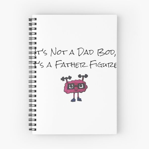 Item preview, Funny Dad Bod Father Figure Weightlifting Brain Illustration designed and sold by erzaqid.