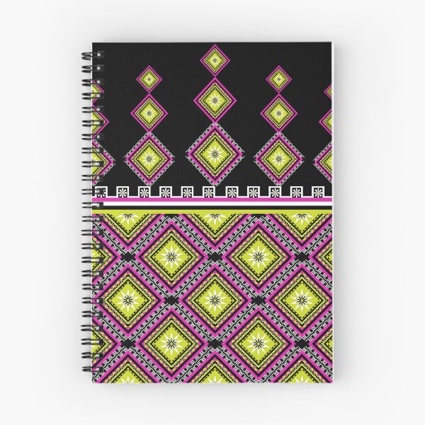 Item preview, Neon Lime Green and Pink Aztec Tribal Diamond Pattern designed and sold by Aumpuk.