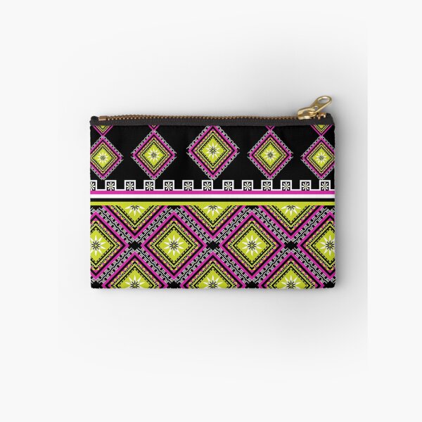 Item preview, Neon Lime Green and Pink Aztec Tribal Diamond Pattern designed and sold by Aumpuk.