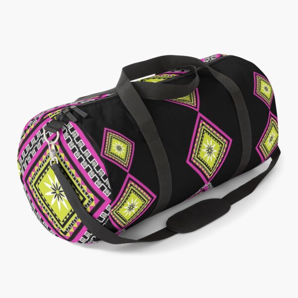 Item preview, Neon Lime Green and Pink Aztec Tribal Diamond Pattern designed and sold by Aumpuk.