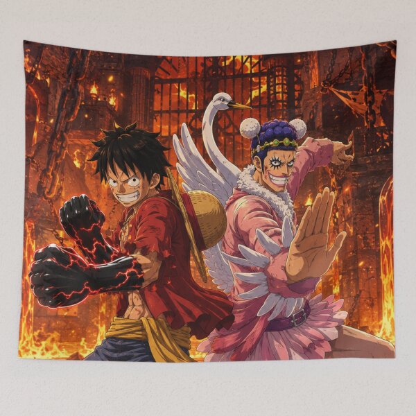 Aperçu de l'œuvre Luffy et Bonchan créée et vendue par jinwooo.