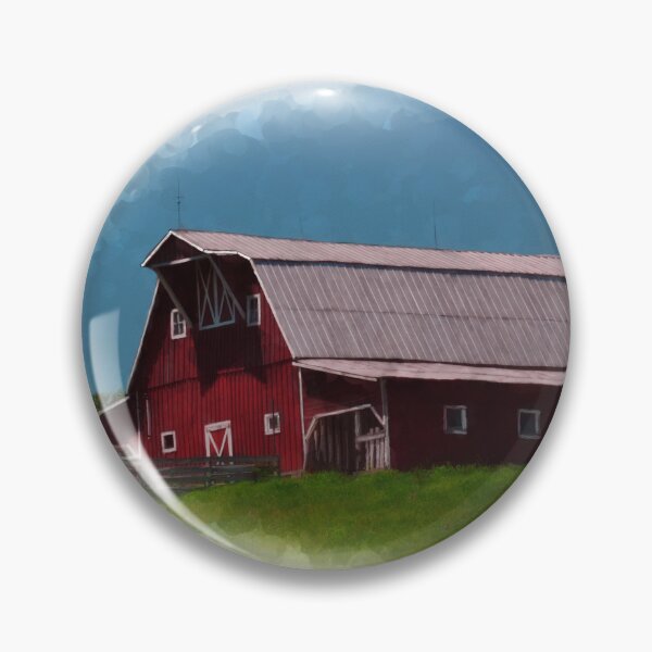 Item preview, Red Barns 1 designed and sold by michaelasamples.