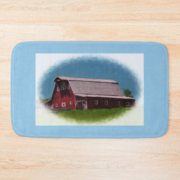 Item preview, Red Barns 1 designed and sold by michaelasamples.