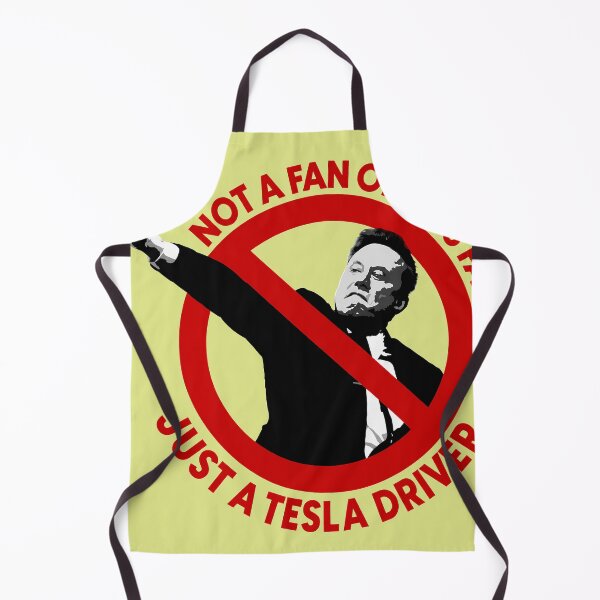 Item preview, Anti Fascist Anti Elon Tesla Bumper designed and sold by NoThoughtsCat.