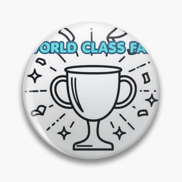 Item preview, World Class Fan Funny Soccer Quote Design designed and sold by SKSSTYLe.