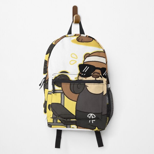 Item preview, Cool Gym Otter Lifting Dumbbells Cute Fitness Cartoon designed and sold by ArtFazza.