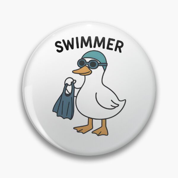 Item preview, Swimmer Goose designed and sold by CharmiA Fox.