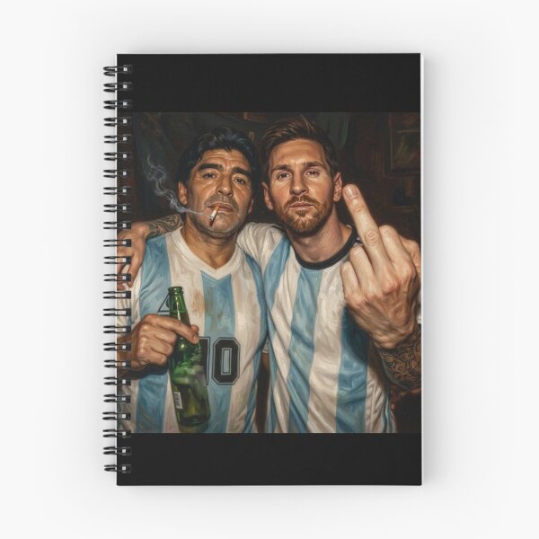 Item preview, Argentina Messi & Maradona Middle Finger and Drinking Beer designed and sold by osanegulja5.