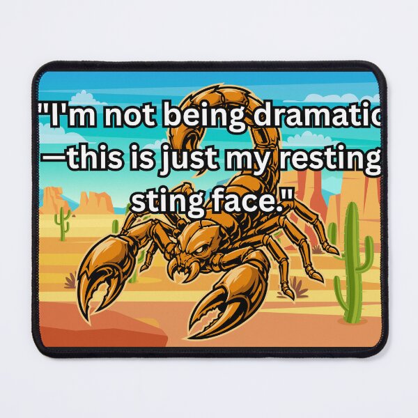 Item preview, Resting Sting Face designed and sold by MountainRoisin.