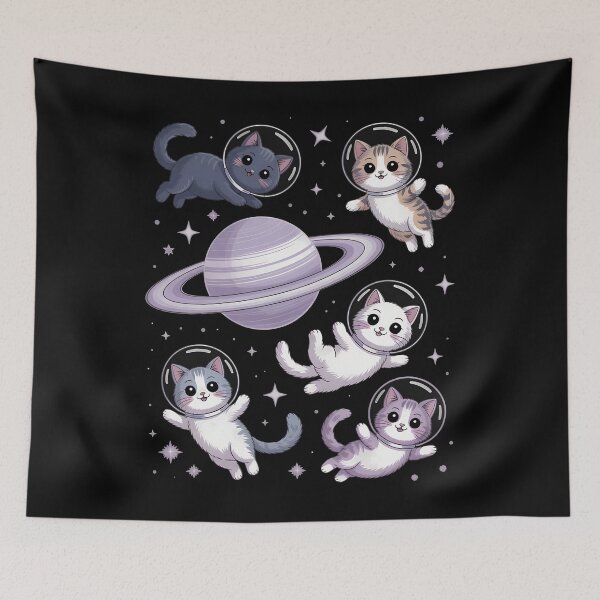 Item preview, Cute Astronaut Kitten Space Adventure designed and sold by olaIAMfailing.