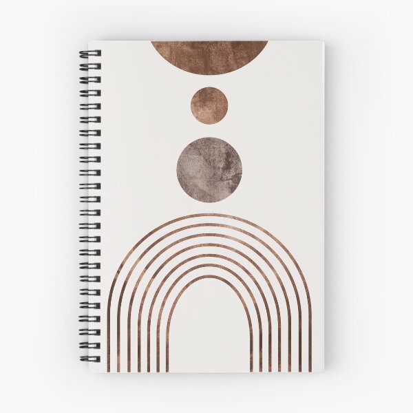 Item preview, Minimalist Orange Tribal Boho Arch Art designed and sold by arteresting-art.
