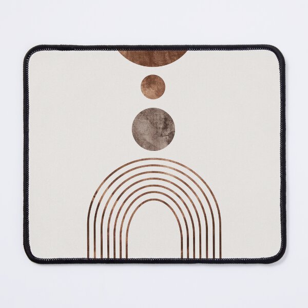 Item preview, Minimalist Orange Tribal Boho Arch Art designed and sold by arteresting-art.