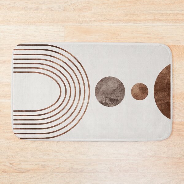Item preview, Arte minimalista de arco tribal bohemio naranja designed and sold by arteresting-art.